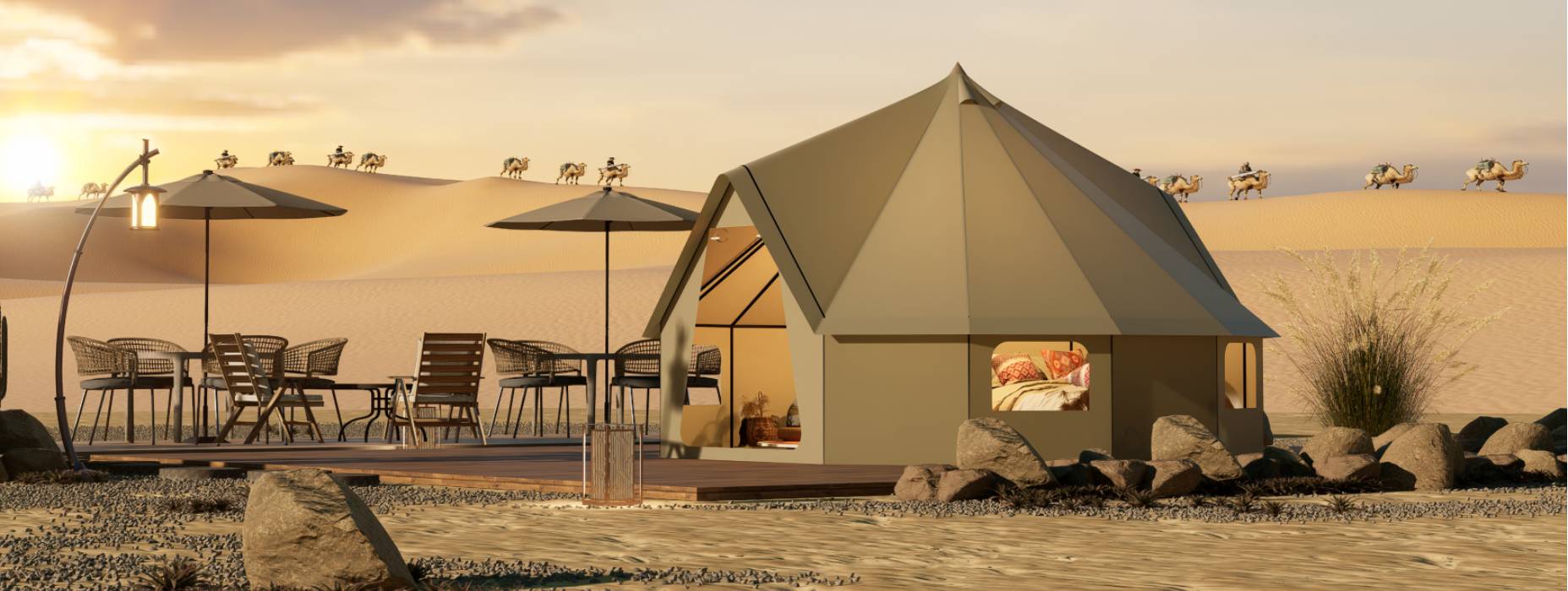 陕西露营酒店帐篷产品